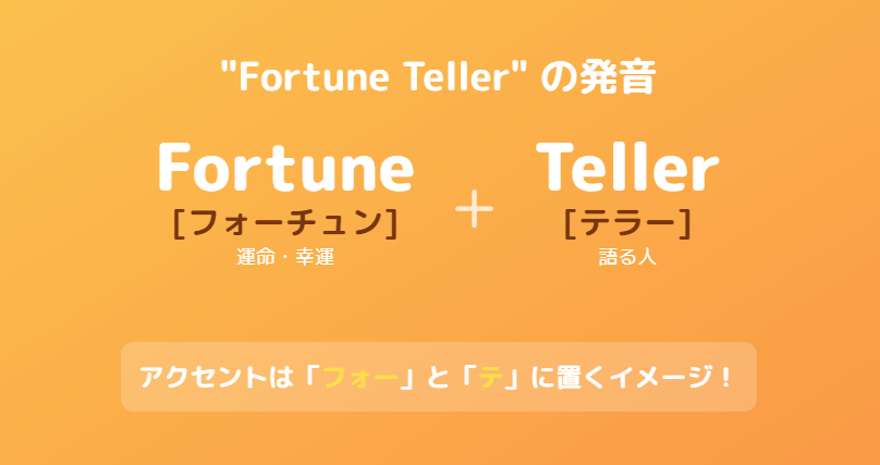 フォーチュンテラーを英語で使うときの文脈と使い分け