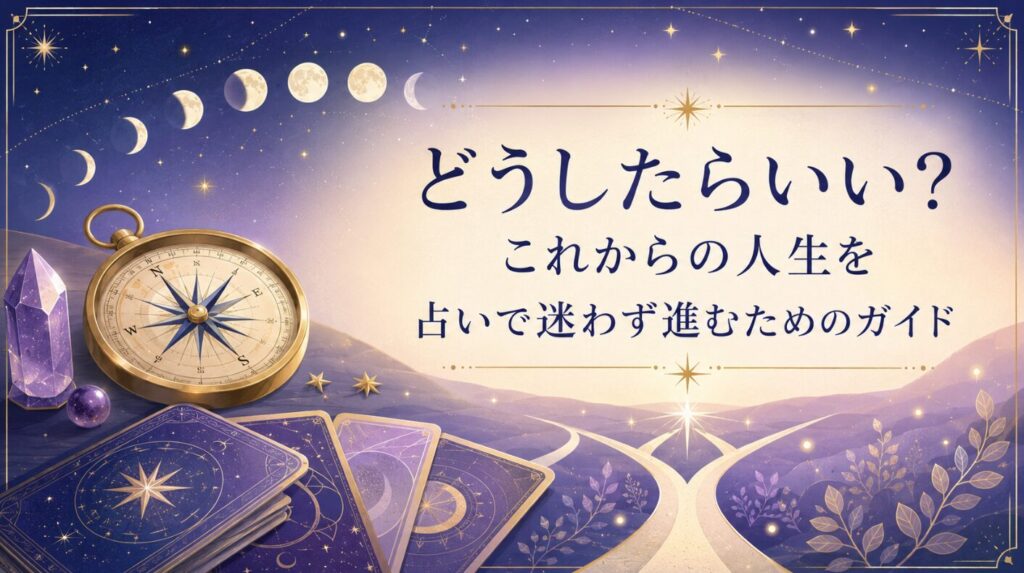 どうしたらいい？これからの人生を占いで迷わず進むためのガイド