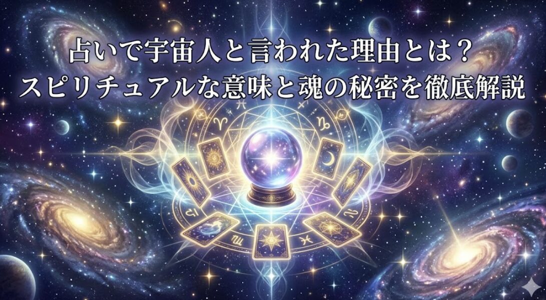 占いで宇宙人と言われた理由とは？スピリチュアルな意味と魂の秘密を徹底解説