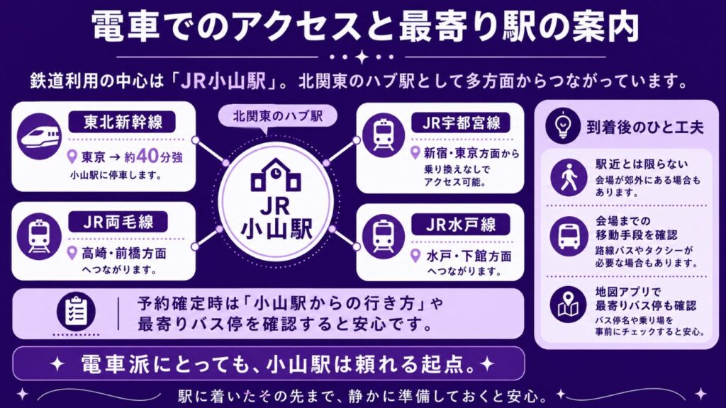 たまご占い ジュリアナ 電車でのアクセスと最寄り駅の案内