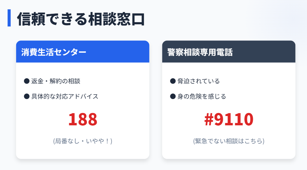 消費者ホットライン「188」を活用する