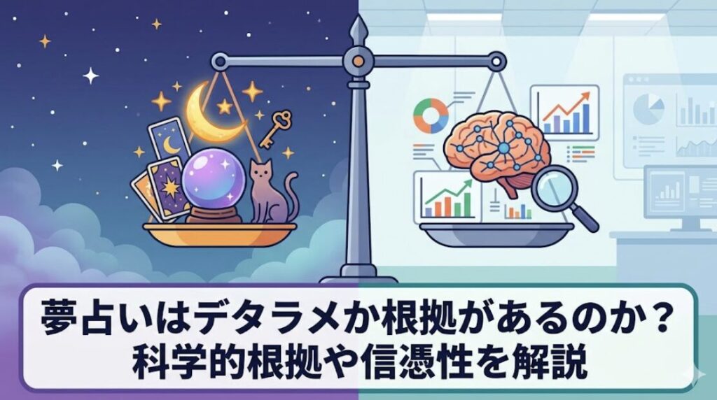 夢占いはデタラメか根拠があるのか?科学的根拠や信憑性を解説