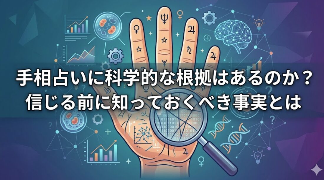 手相占いに科学的な根拠はあるのか？信じる前に知っておくべき事実とは