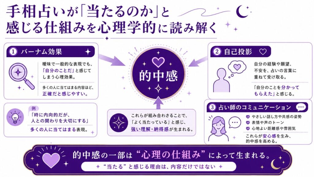 手相占いが「当たるのか」と感じる仕組みを心理学的に読み解く