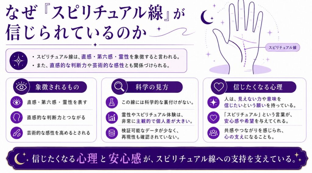 手相占いに科学的な根拠 なぜ「スピリチュアル線」が信じられているのか