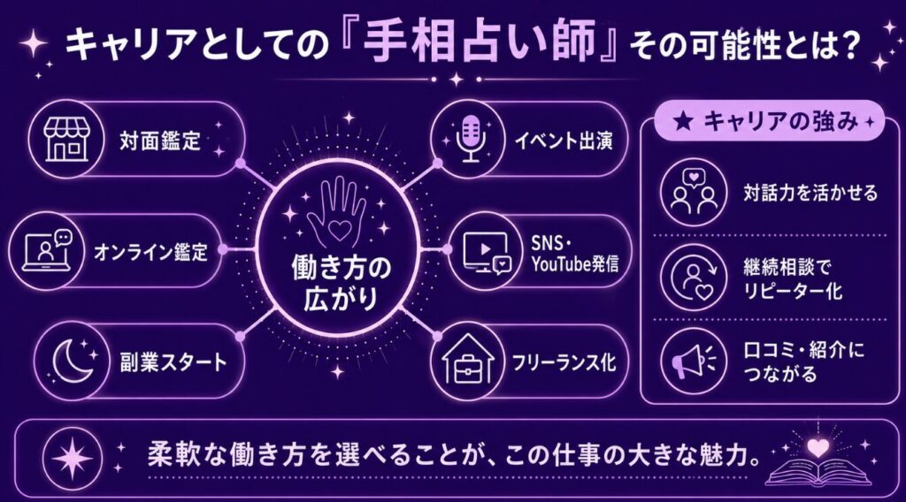 手相占いに科学的な根拠 キャリアとしての「手相占い師」その可能性とは?