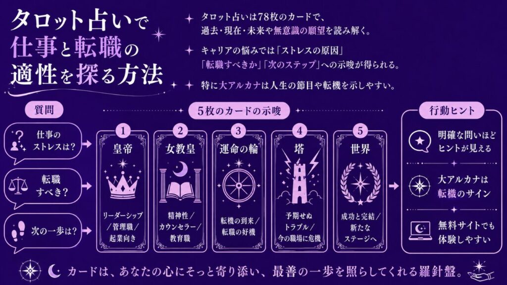 タロット占いで仕事と転職の適性を探る方法