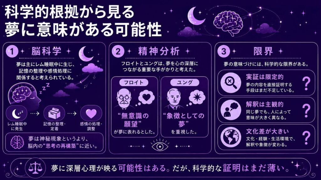 夢占いはデタラメ 科学的根拠から見る夢に意味がある可能性