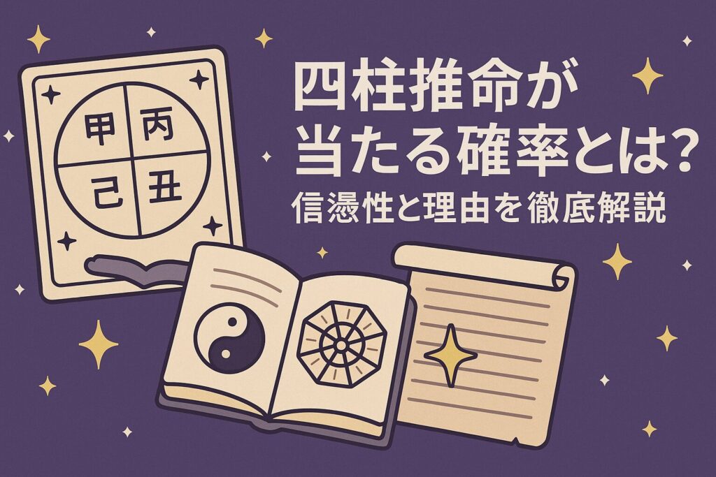 四柱推命が当たる確率とは?信憑性と理由を徹底解説