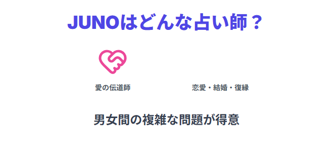 JUNOはどんな占い師?