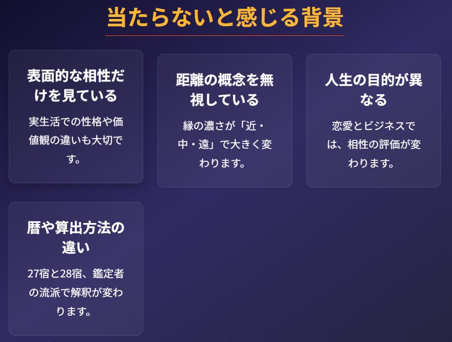新生宿曜占星術 当たらないと感じる背景と誤解の理由