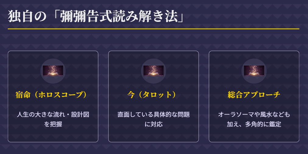 みみこ　占い　ホロスコープとタロットの融合鑑定