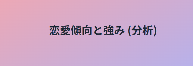 みつり　占い　診断できる恋愛傾向と強み