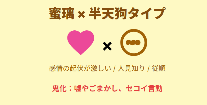 みつり　鬼タイプMixの相性占い