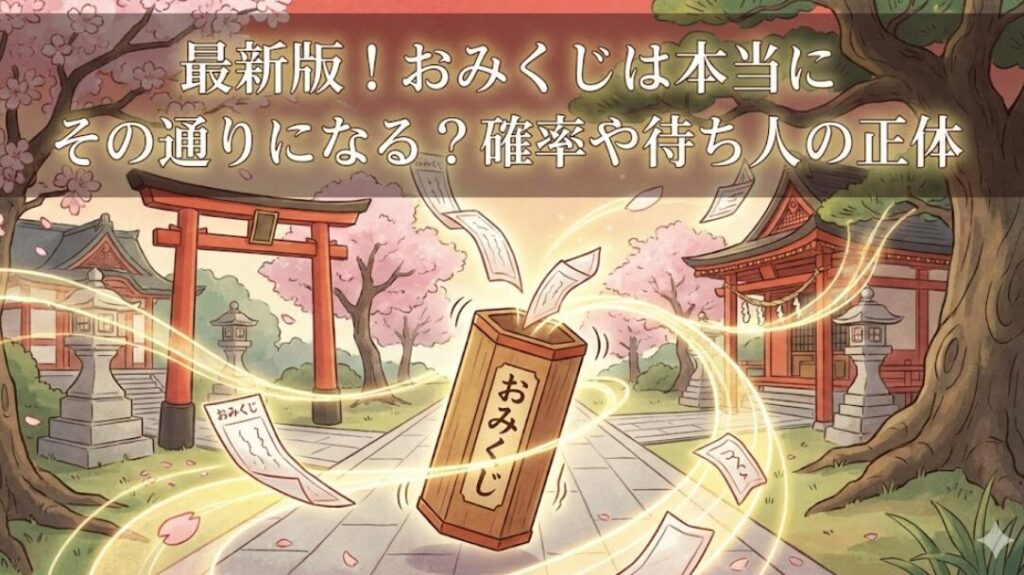 最新版！おみくじは本当にその通りになる？確率や待ち人の正体