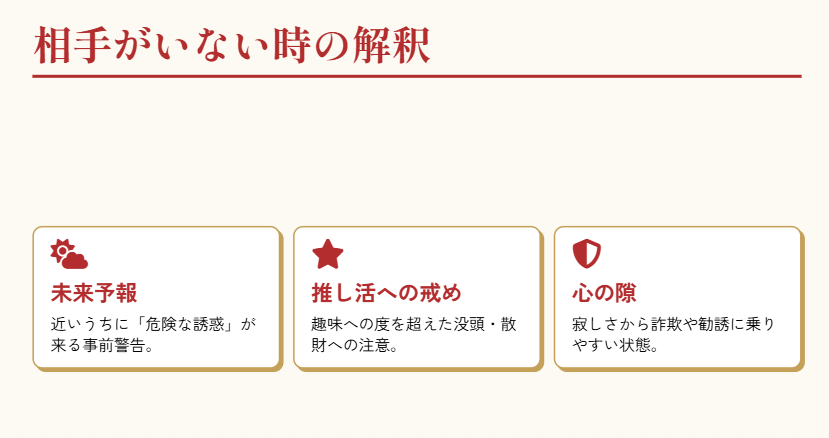 おみくじ　色事　相手がいない場合の色事の解釈