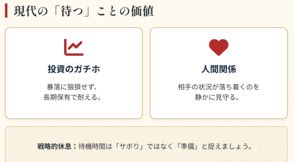 おみくじ　相場　待ちて利ありは好機を待つサイン２