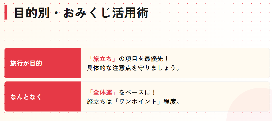 おみくじ　大吉でも旅立ちが悪い場合２