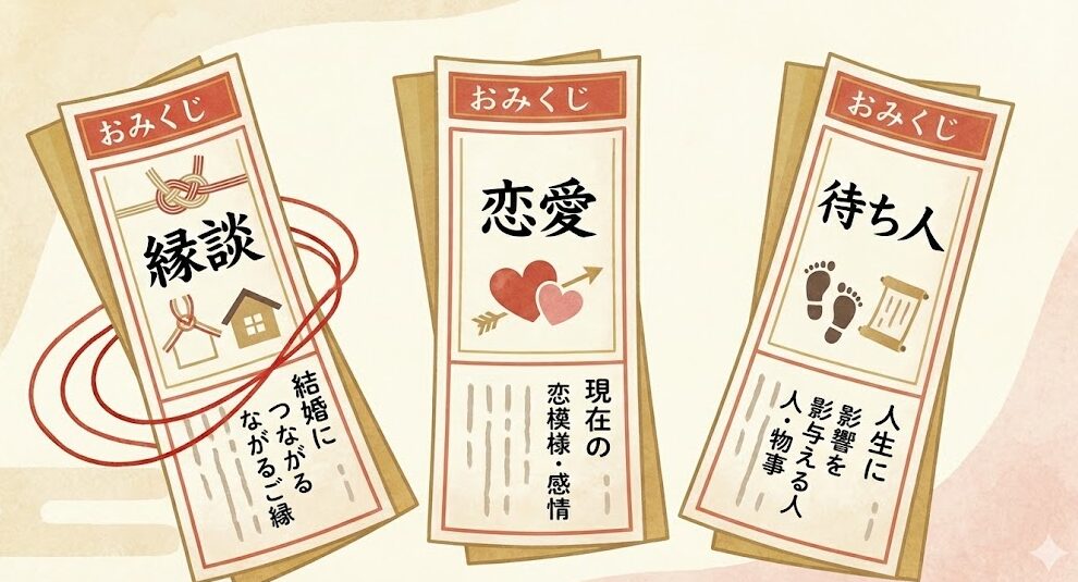 おみくじの縁談とは？恋愛との違いや待ち人の意味まで徹底解説２