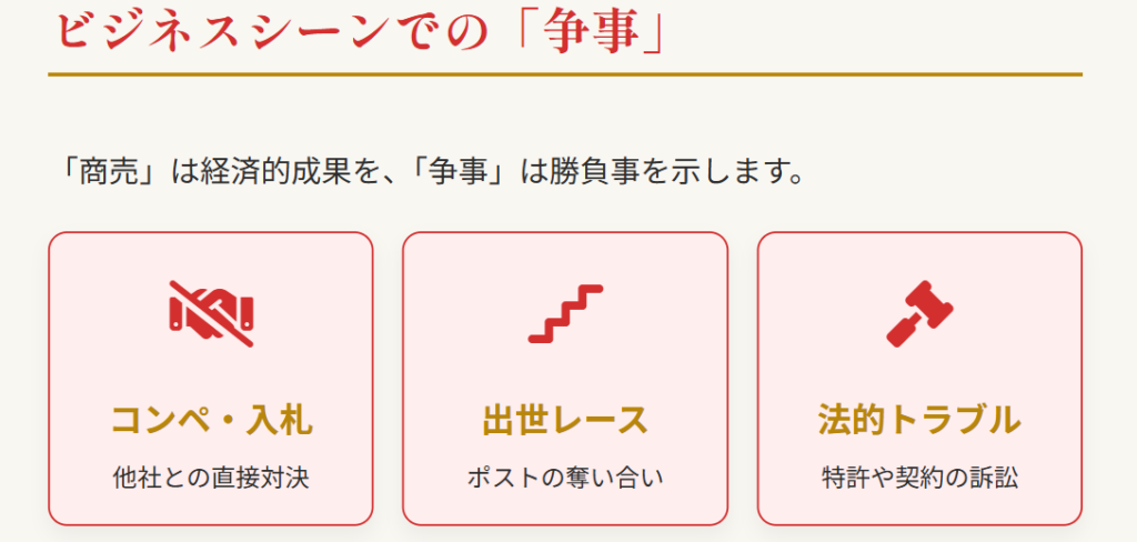 おみくじ　商売の競争は争事にも含まれる