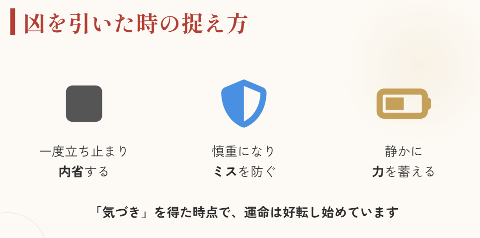 おみくじ　凶の確率は高くても悪いことばかりではない理由２
