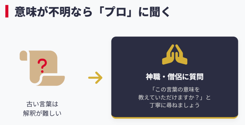 おみくじの意味を正しく理解する