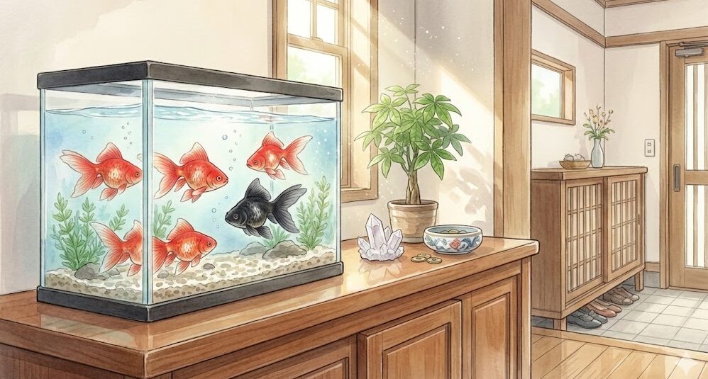 金魚風水の身代わり効果とは?死ぬ意味や数と飼い方を解説