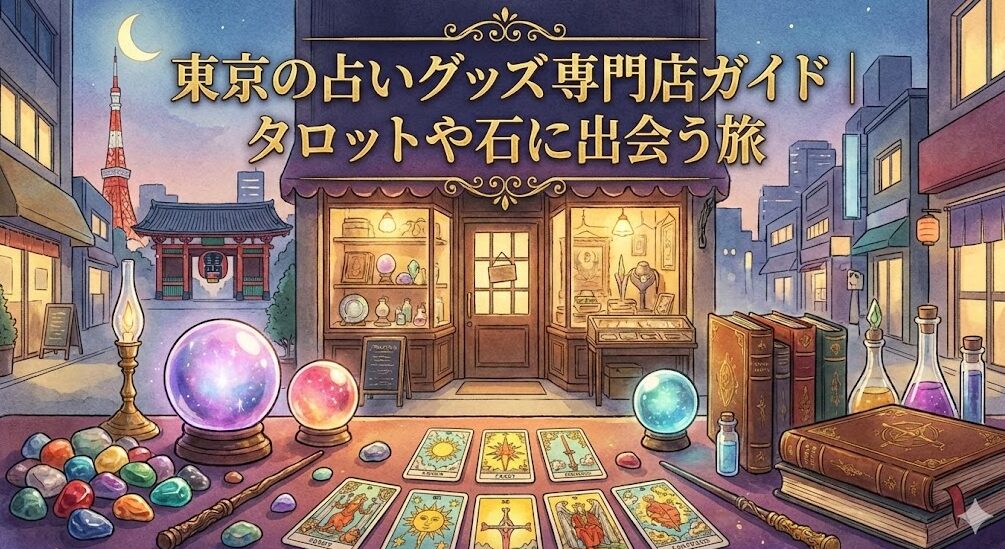 東京の占いグッズ専門店ガイド|タロットや石に出会う旅
