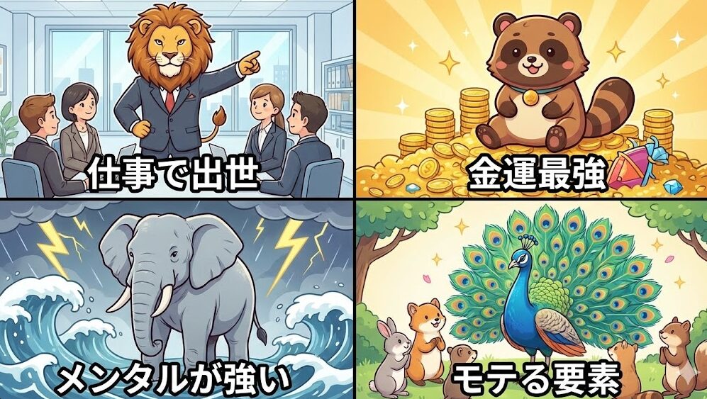 動物占いの最強キャラ決定版！部門別ランキングと2026年運勢２