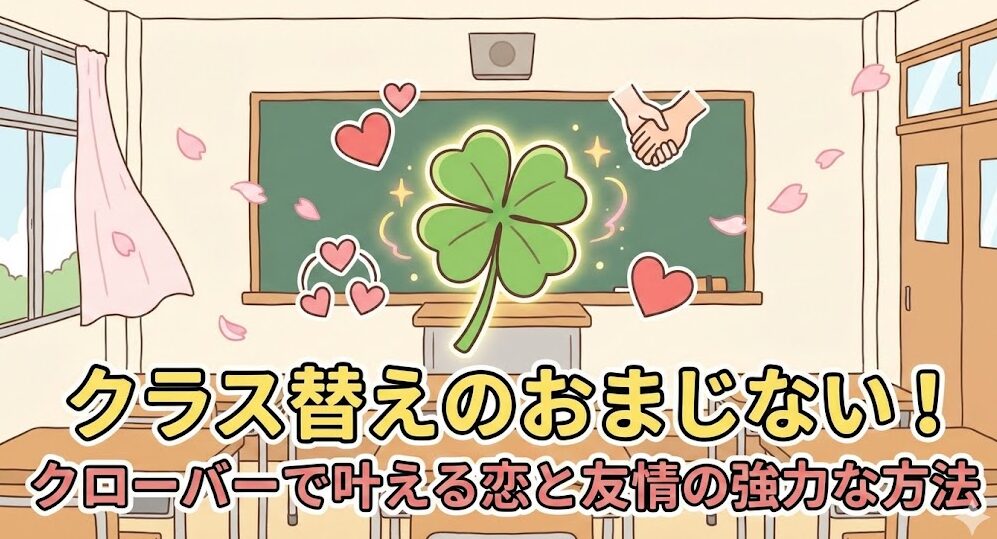 クラス替えのおまじない！クローバーで叶える恋と友情の強力な方法