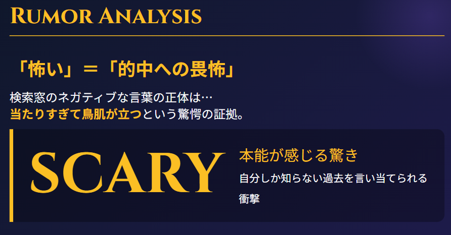 占いBAR Luna Magic 鑑定が当たりすぎて怖いという噂