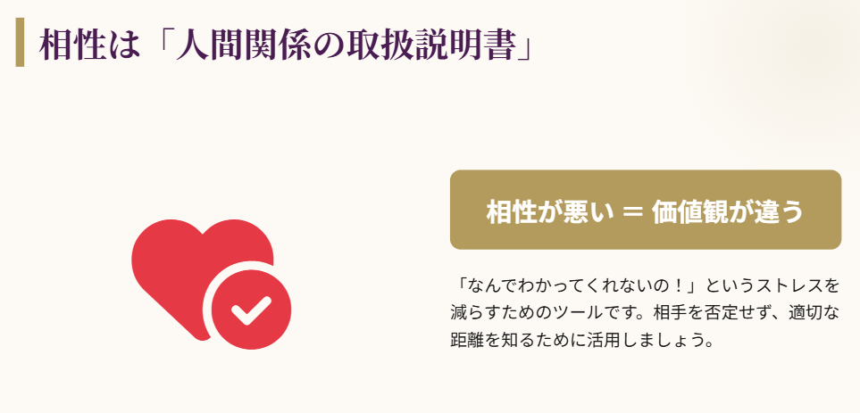相性の調べ方と人間関係への活かし方