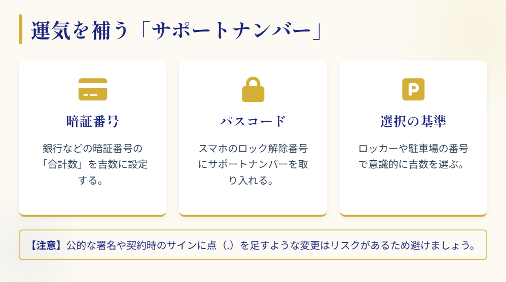 シウマ　姓名判断　悪い画数が出た場合の対策法　運気を補う最強の味方「サポートナンバー」