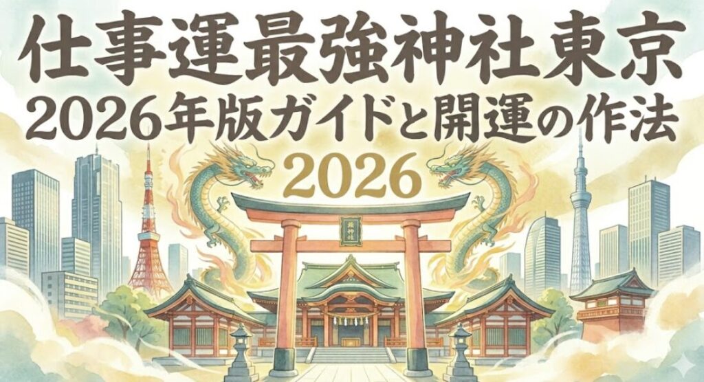 仕事運最強神社東京の2026年版ガイドと開運の作法