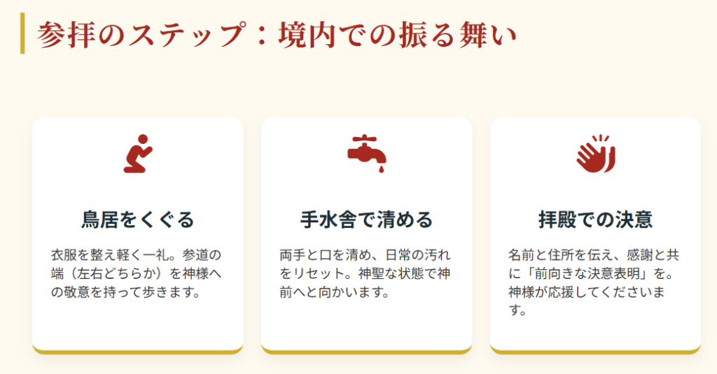 仕事運を上げる神社参拝の基本作法