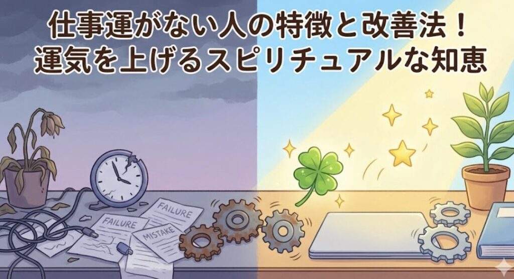 仕事運がない人の特徴と改善法！運気を上げるスピリチュアルな知恵