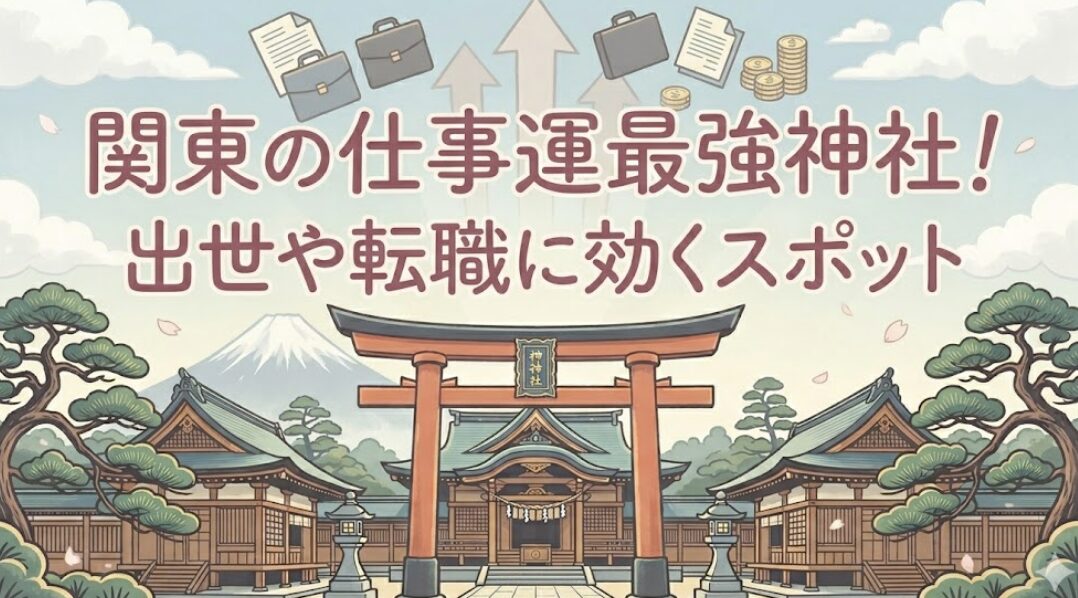 関東の仕事運最強神社！出世や転職に効くスポット