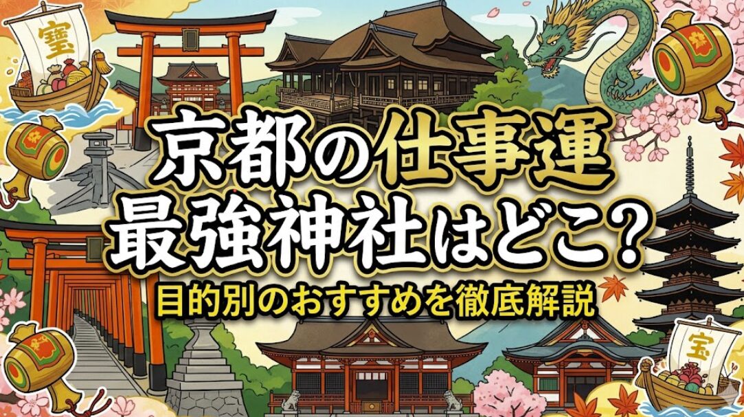 仕事運最強神社は京都ならどこ？目的別のおすすめを徹底解説