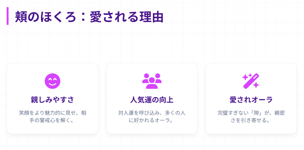 頬のほくろで愛嬌と華やかさを2