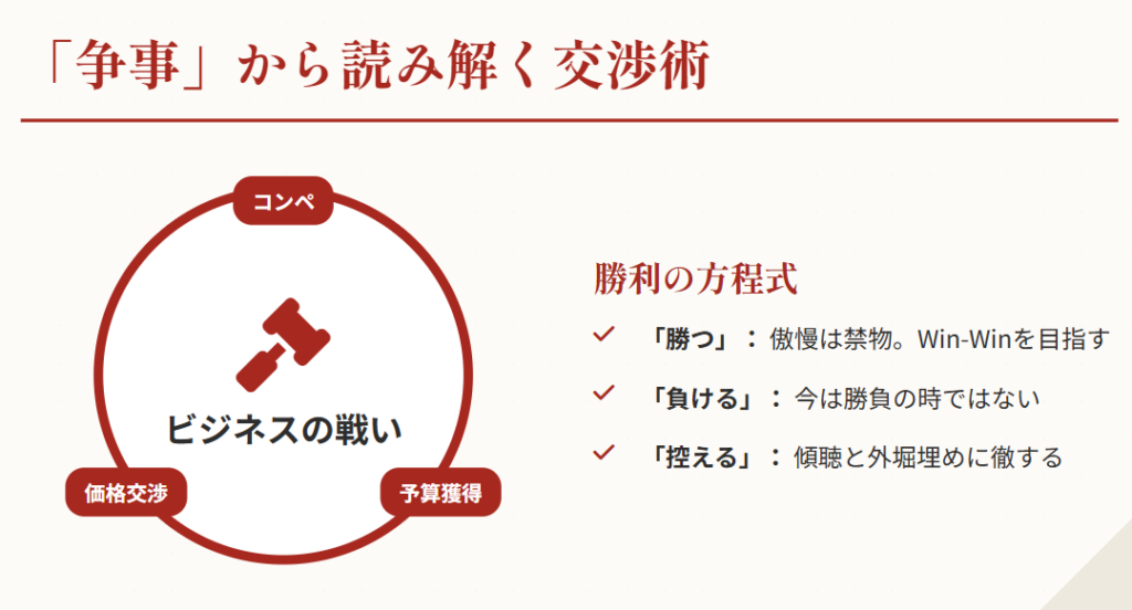 おみくじの争事から仕事の交渉術を