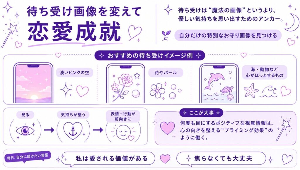 1日で両思いになる方法はおまじない 待ち受け画像を変えて恋愛成就