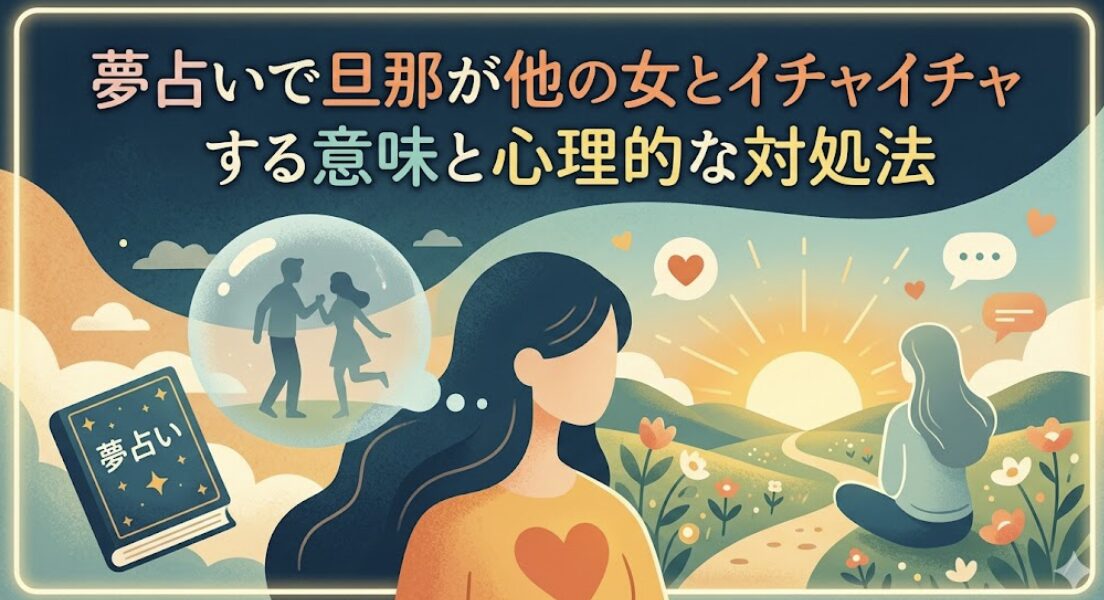 夢占いで旦那が他の女とイチャイチャする意味と心理的な対処法