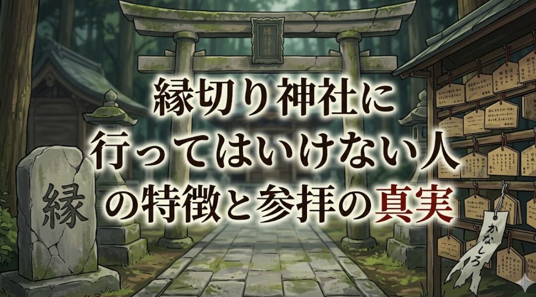 縁切り神社に行ってはいけない人の特徴と参拝の真実