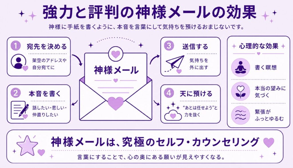 今すぐ連絡がくるおまじないの口コミ 強力と評判の神様メールの効果