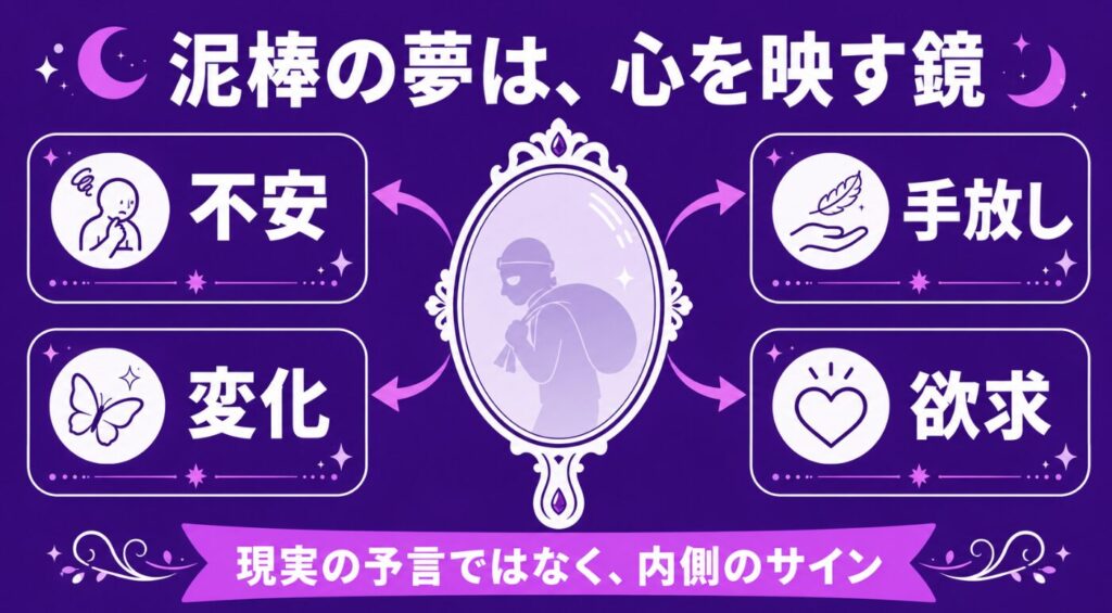 夢占いにおける泥棒の基本的な意味とは