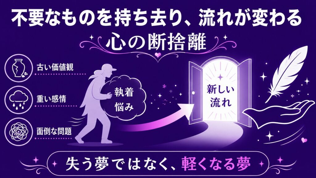 夢占いでの泥棒　不要なものを持ち去り状況が変わる