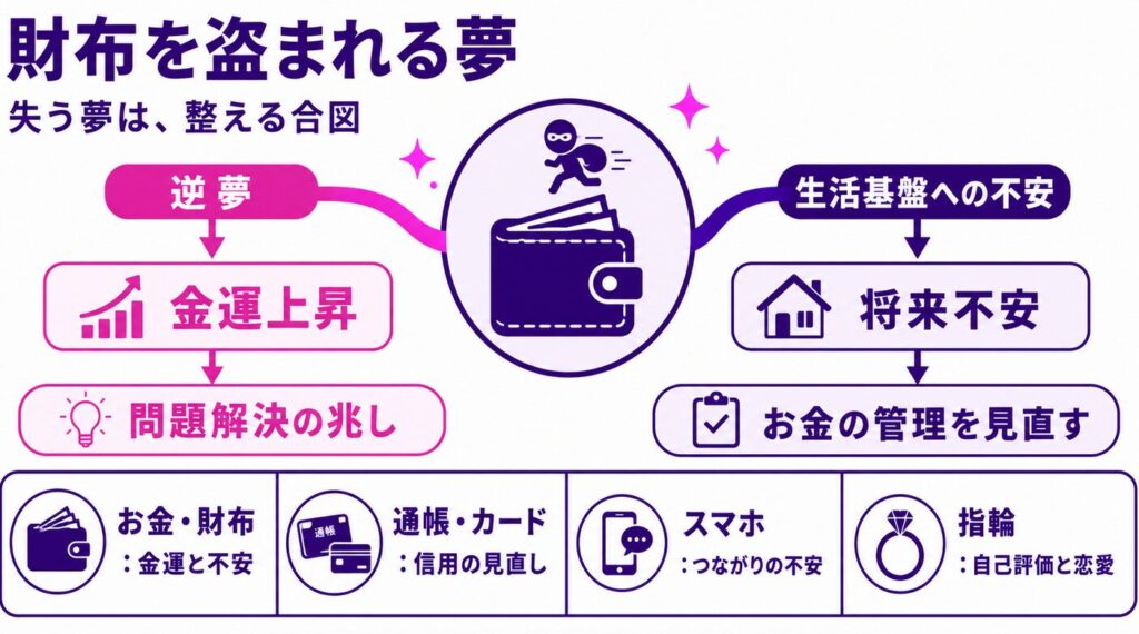 夢占いでの泥棒　お金や財布を盗まれる夢が表すもの