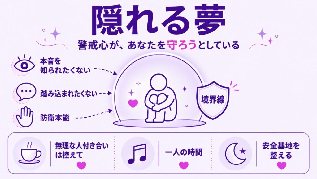 夢占いでの泥棒　泥棒から隠れる夢が表す警戒心