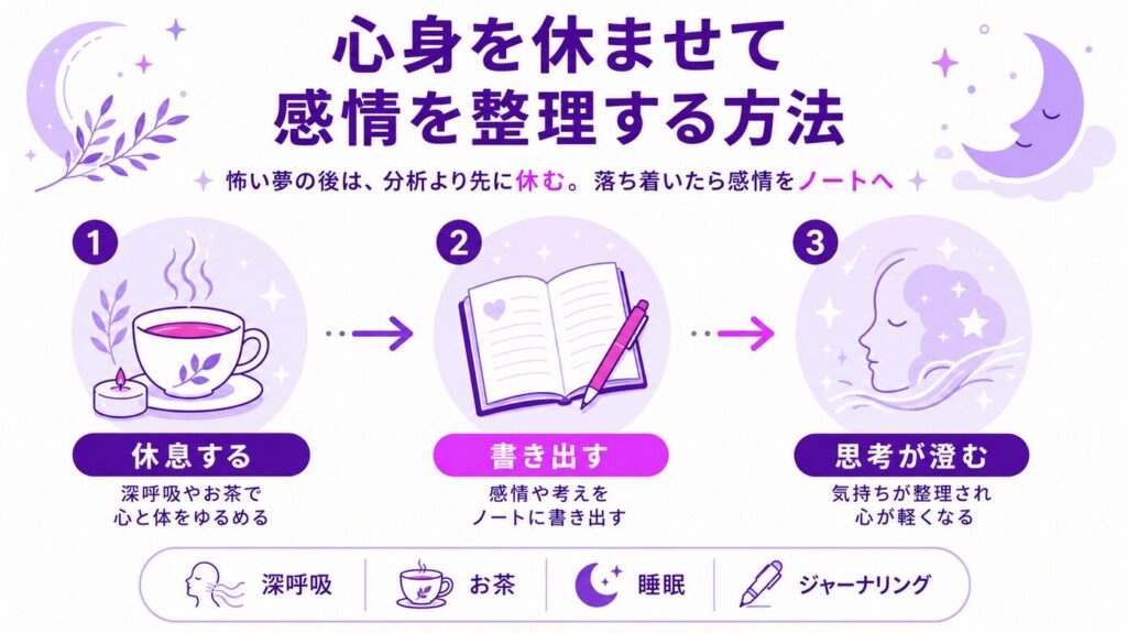 夢占いで原爆の閃光を見る　心身を休ませて感情を整理する方法