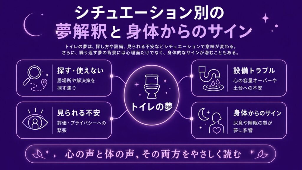 夢占いで汚いトイレで用を足せない夢 シチュエーション別の夢解釈と身体からのサイン